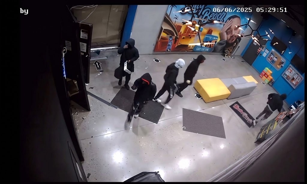 Thief breaking in